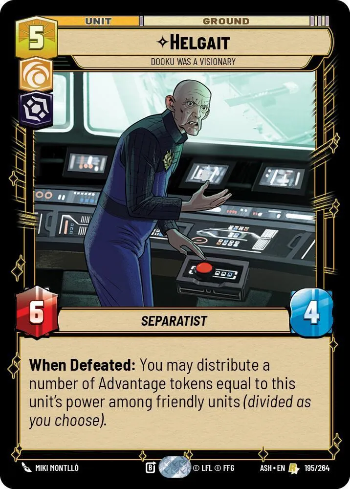 Helgait - Dooku Was a Visionary — Ashes of the Empire — Star Wars: Unlimited