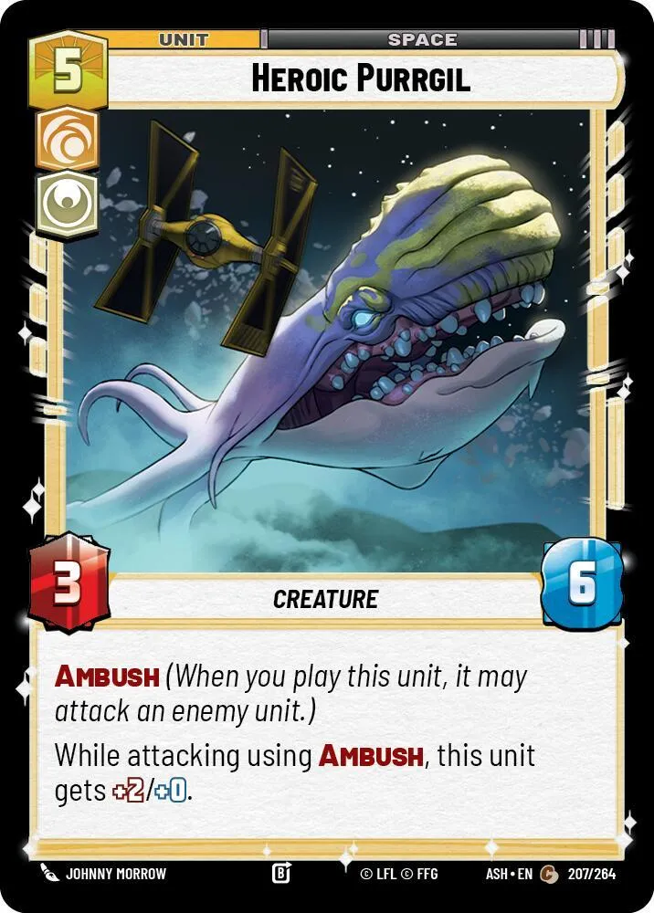 Purrgil Héroïque — Ashes of the Empire — Star Wars: Unlimited