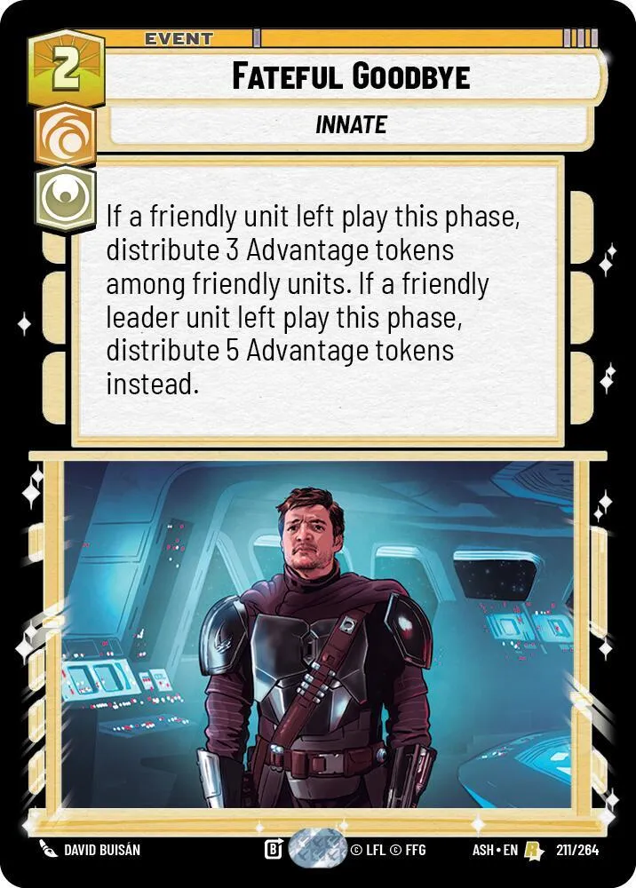 Adieu Fatidique — Ashes of the Empire — Star Wars: Unlimited