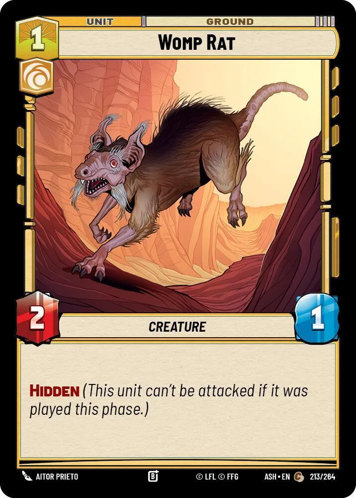 Womp Rat — Ashes of the Empire — Star Wars: Unlimited
