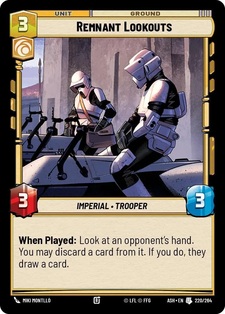 Guetteurs Subsistants — Ashes of the Empire — Star Wars: Unlimited