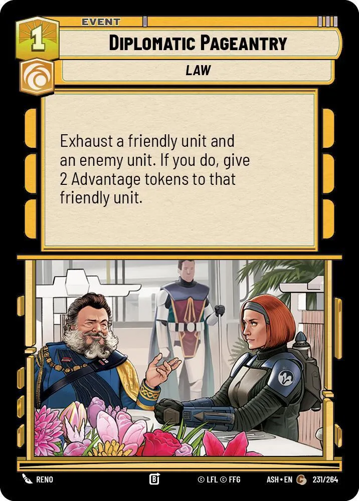 Cérémonial Diplomatique — Ashes of the Empire — Star Wars: Unlimited