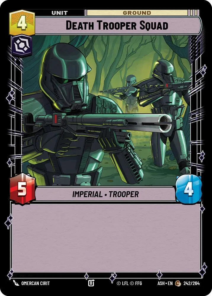 Escouade de Death Troopers — Ashes of the Empire — Star Wars: Unlimited