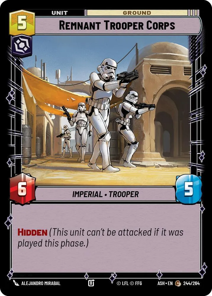 Corps Subsistant de Stormtroopers — Ashes of the Empire — Star Wars: Unlimited