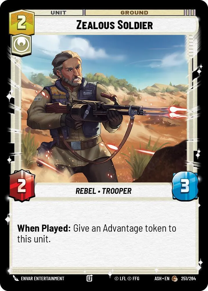Soldat Zélé — Ashes of the Empire — Star Wars: Unlimited