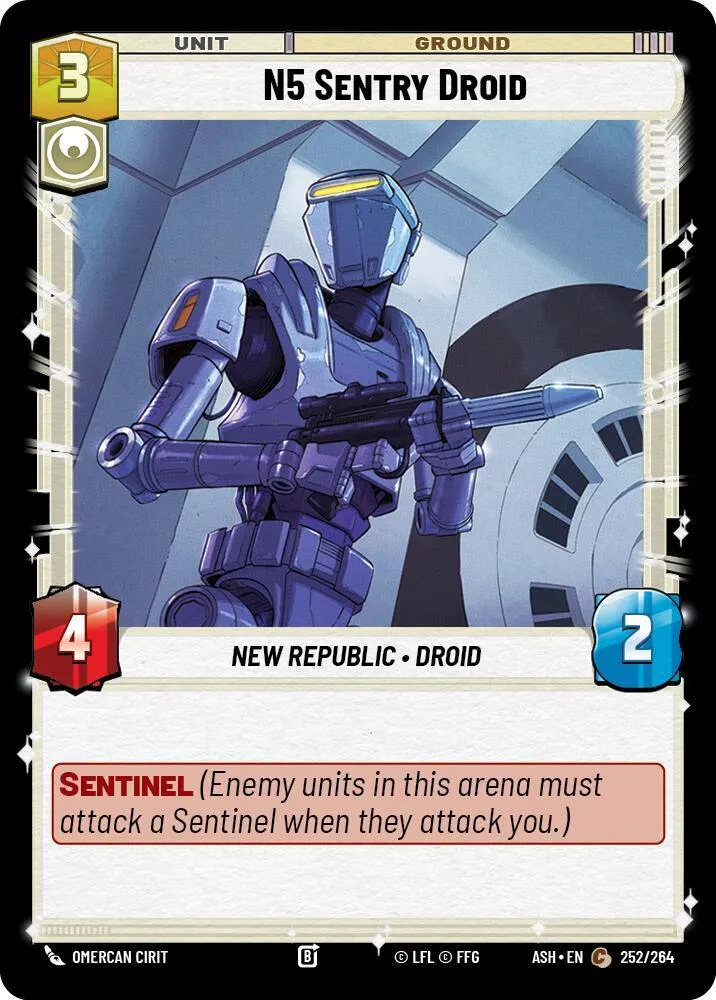 Droïde Sentinelle N5 — Ashes of the Empire — Star Wars: Unlimited