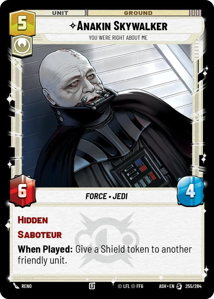 Anakin Skywalker - Tu Avais Raison À Mon Sujet — Ashes of the Empire — Star Wars: Unlimited
