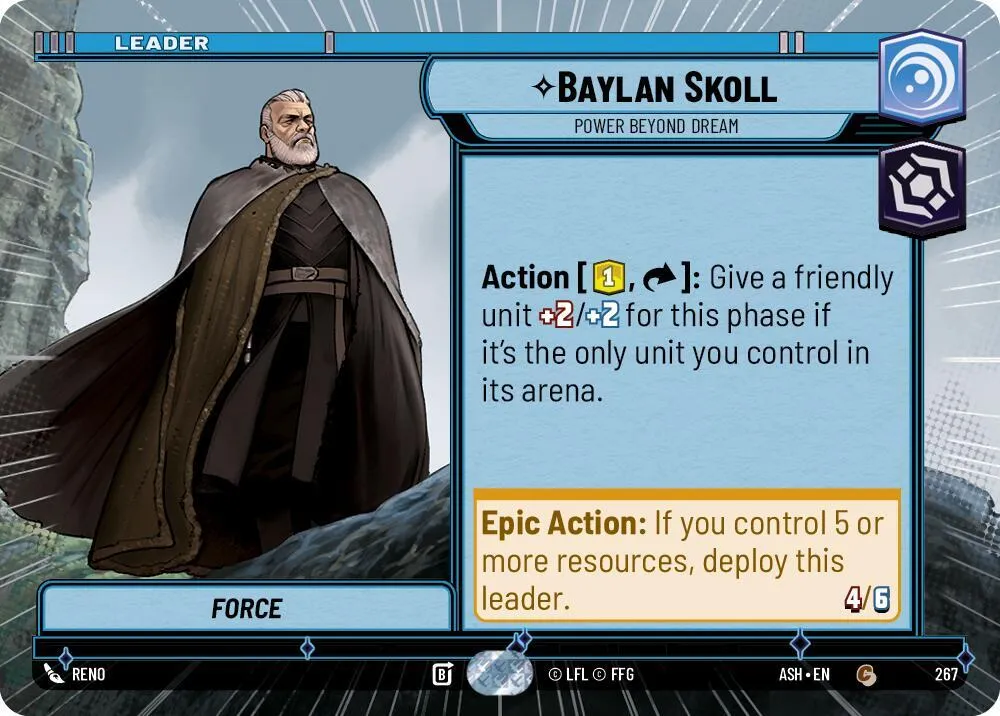Baylan Skoll - Un Pouvoir Au-Delà Des Rêves — Ashes of the Empire — Star Wars: Unlimited