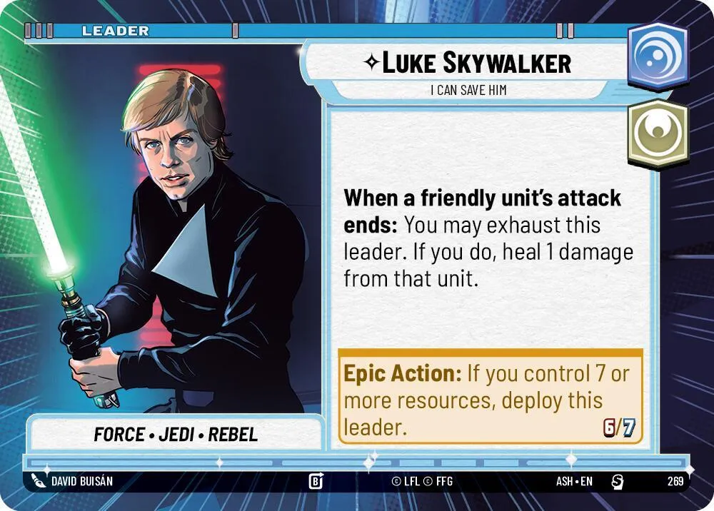 Luke Skywalker - Je Peux Le Sauver — Ashes of the Empire — Star Wars: Unlimited