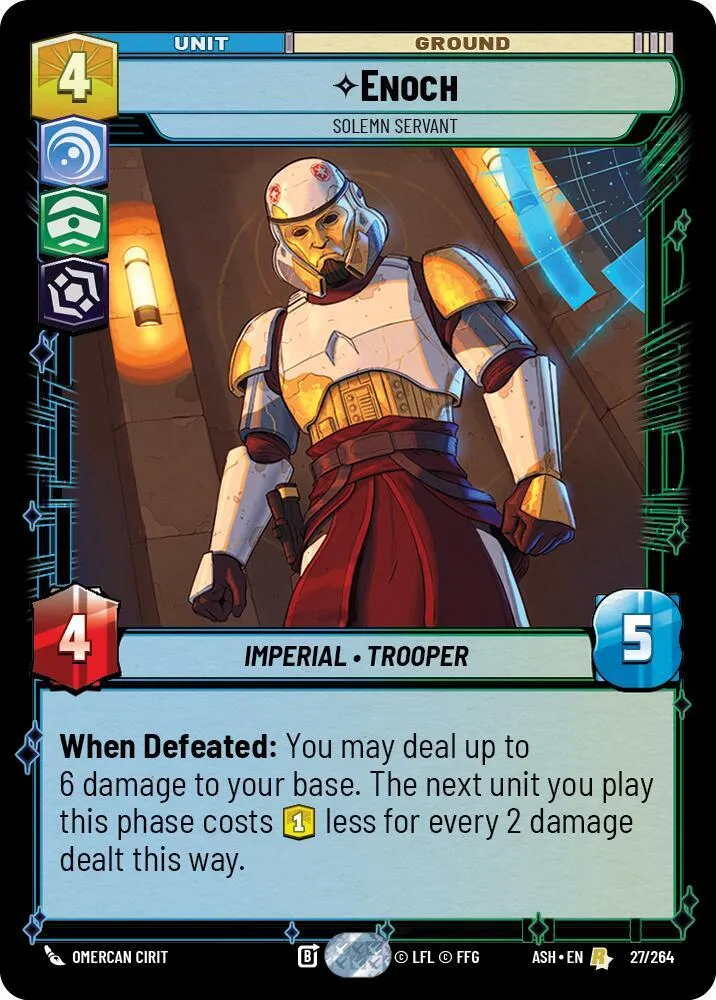 Enoch - Serviteur Cérémonieux — Ashes of the Empire — Star Wars: Unlimited