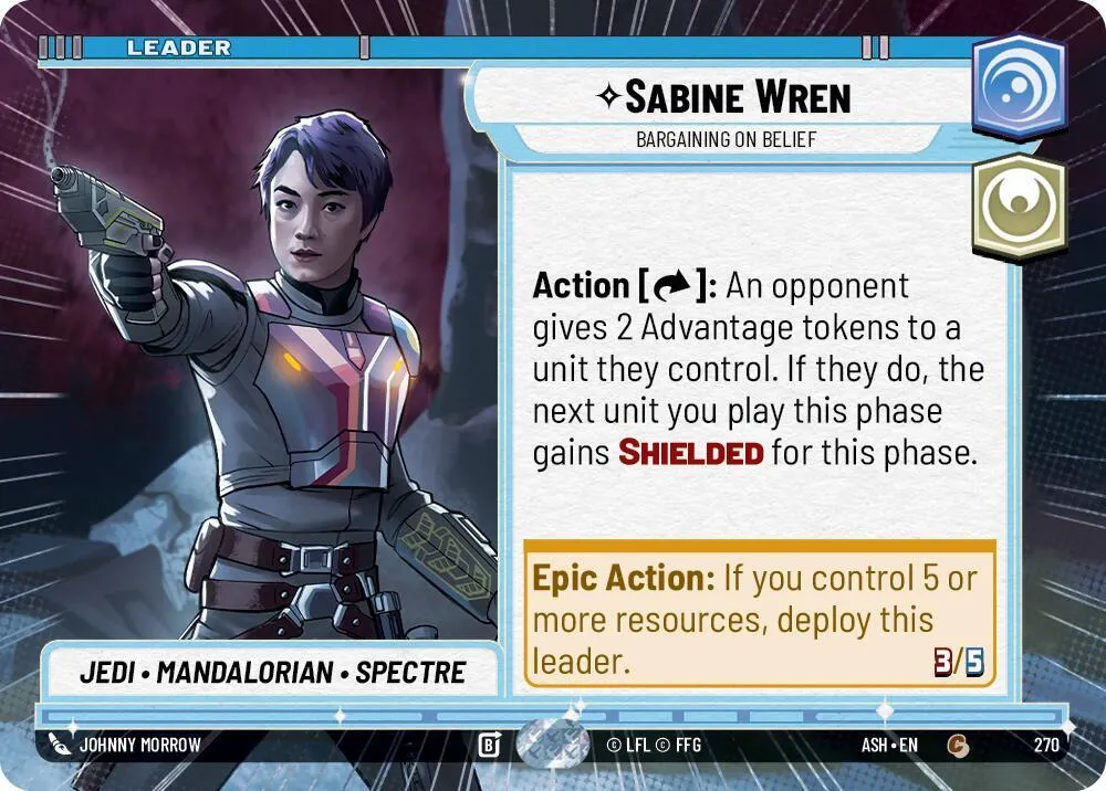 Sabine Wren - Négocie Selon Ses Convictions — Ashes of the Empire — Star Wars: Unlimited