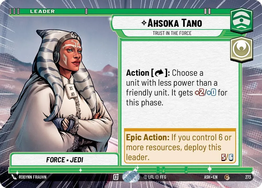 Ahsoka Tano - Croit En La Force — Ashes of the Empire — Star Wars: Unlimited