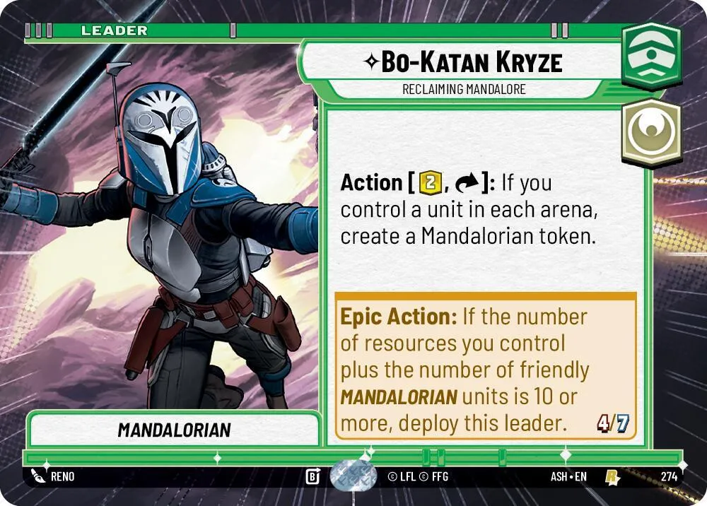 Bo-Katan Kryze - Reconquérir Mandalore — Ashes of the Empire — Star Wars: Unlimited