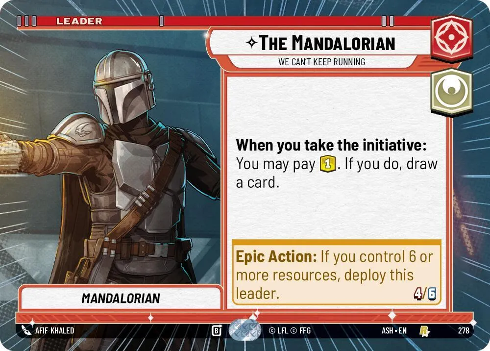 Le Mandalorien - Nous Ne Pouvons Fuir Éternellement — Ashes of the Empire — Star Wars: Unlimited