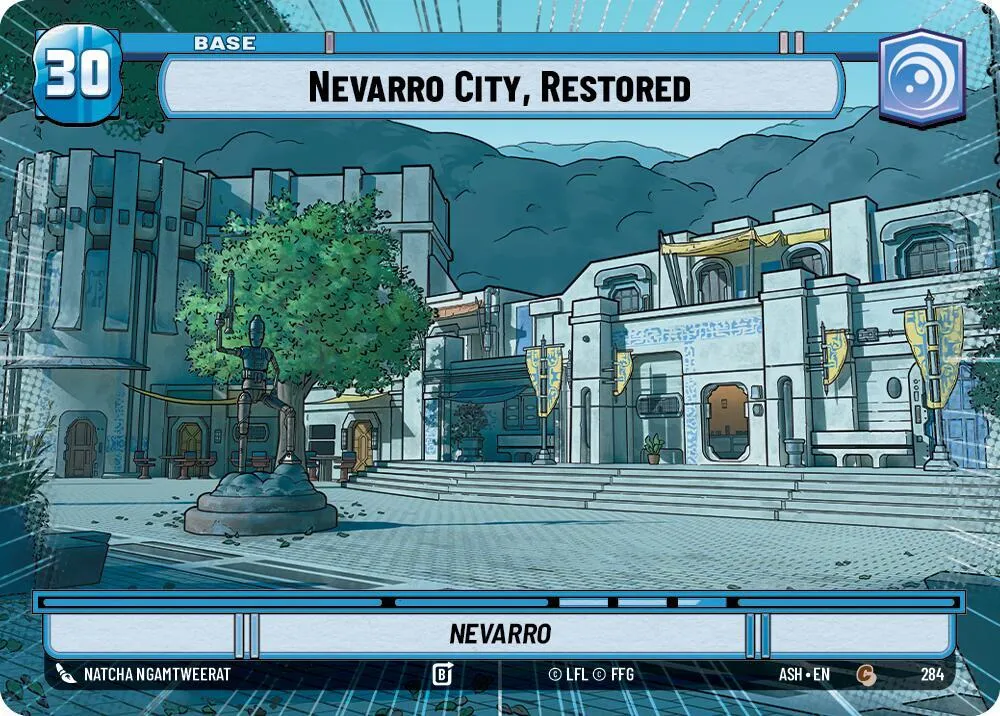 Nevarro City, Restored // Shield — Ashes of the Empire — Star Wars: Unlimited