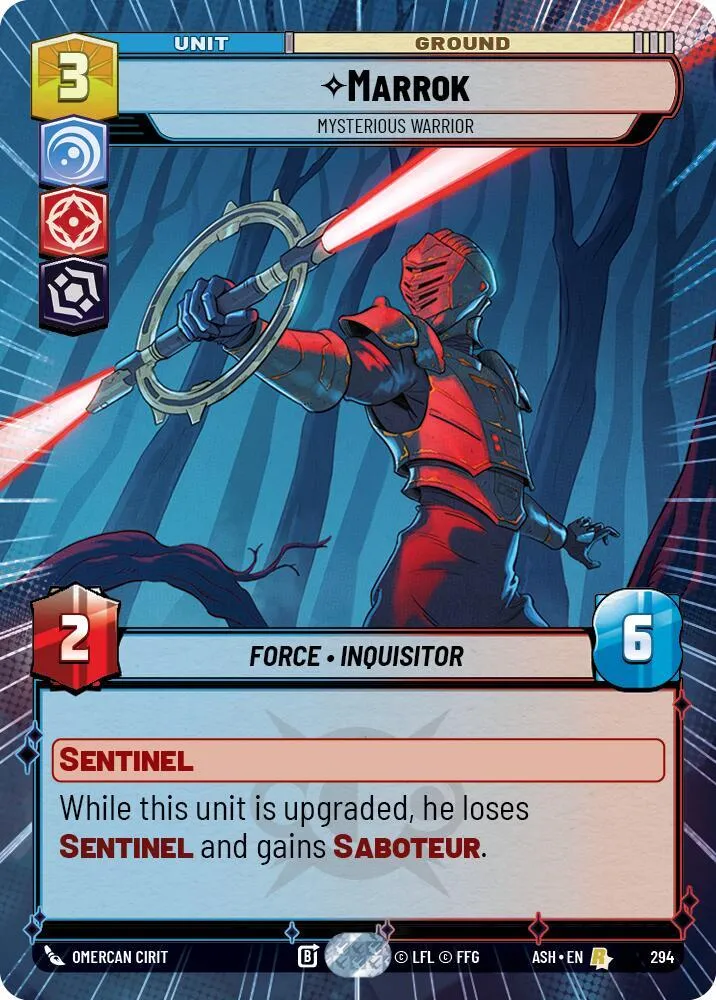 Marrok - Mysterious Warrior — Ashes of the Empire — Star Wars: Unlimited