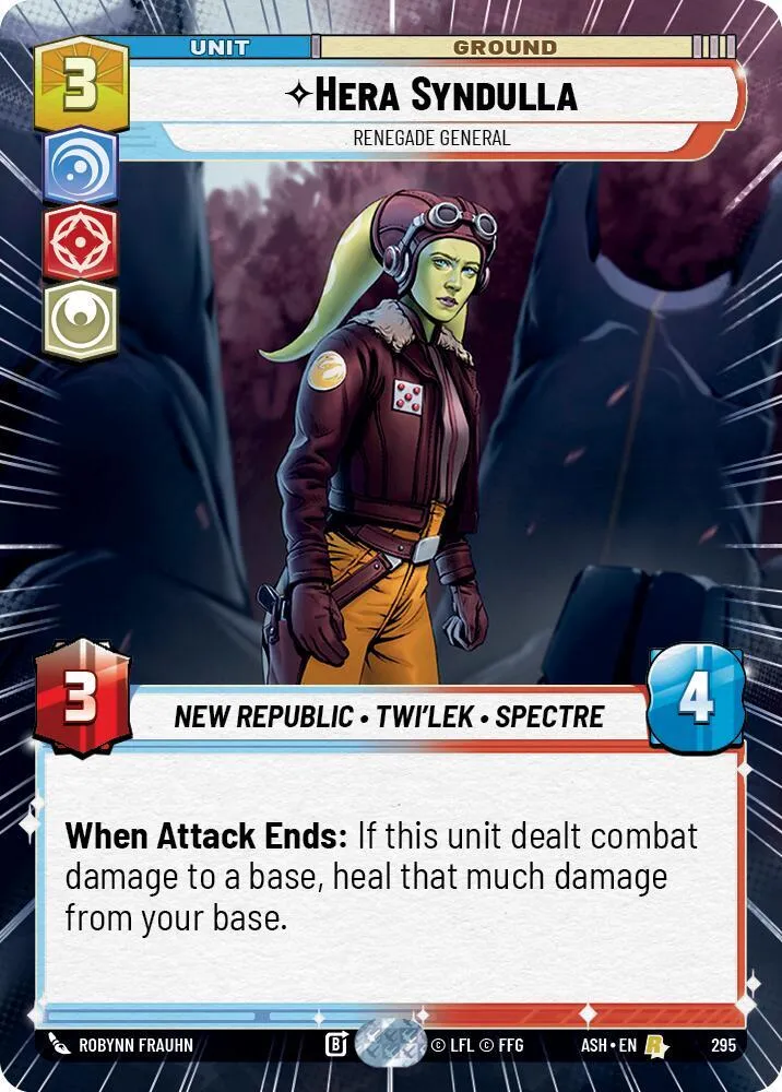 Hera Syndulla - Renegade General — Ashes of the Empire — Star Wars: Unlimited