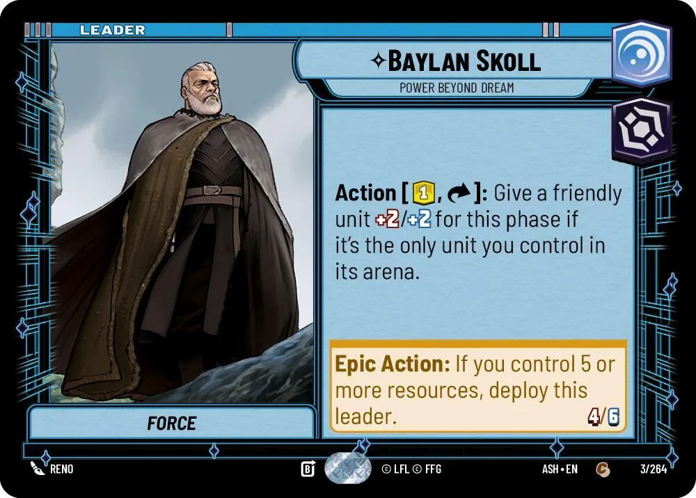Baylan Skoll - Power Beyond Dream — Ashes of the Empire — Star Wars: Unlimited