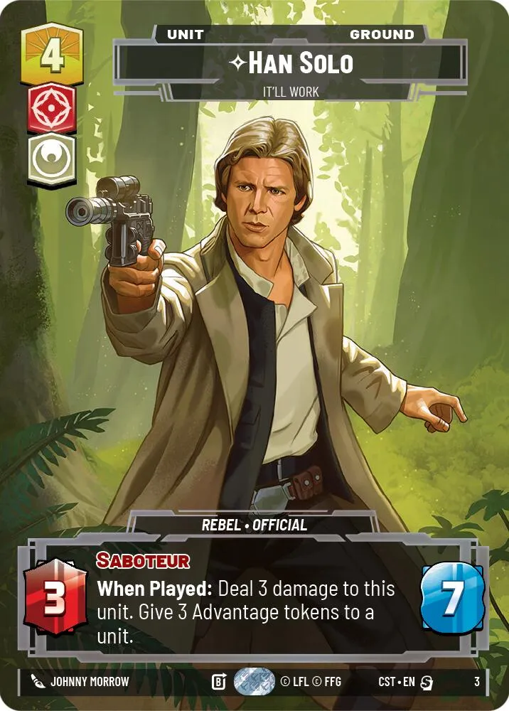 Han Solo - It'll Work (Costco Exclusive) — Ashes of the Empire — Star Wars: Unlimited