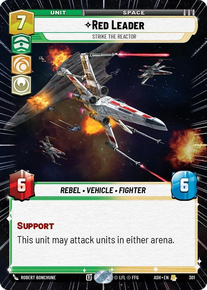Red Leader - Tire Sur Le Réacteur — Ashes of the Empire — Star Wars: Unlimited