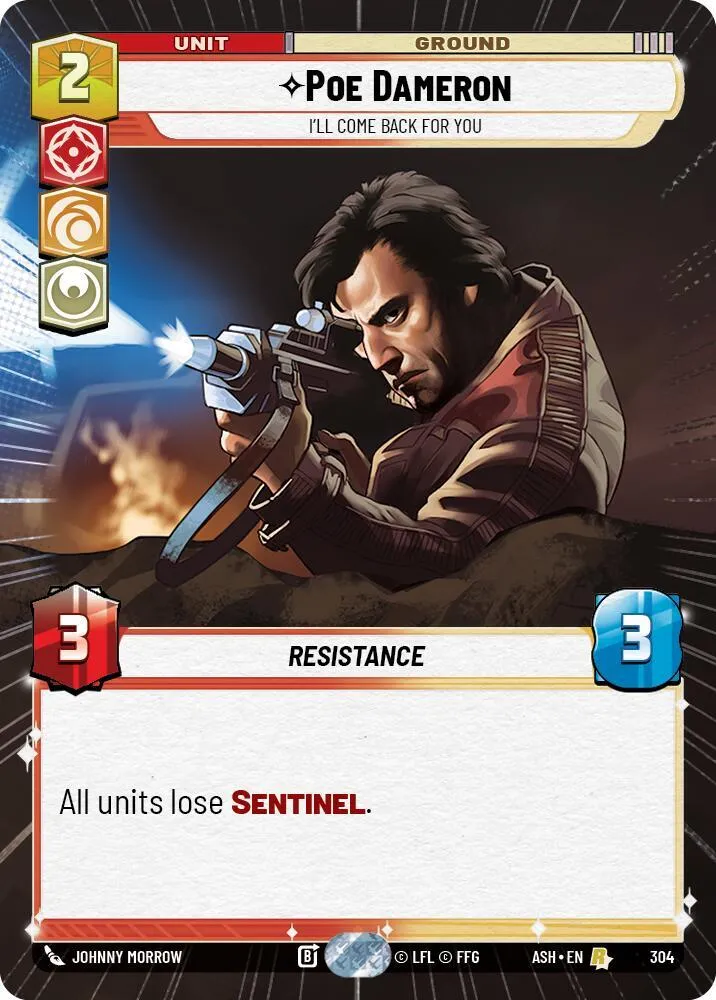 Poe Dameron - Je Reviendrai Pour Toi — Ashes of the Empire — Star Wars: Unlimited