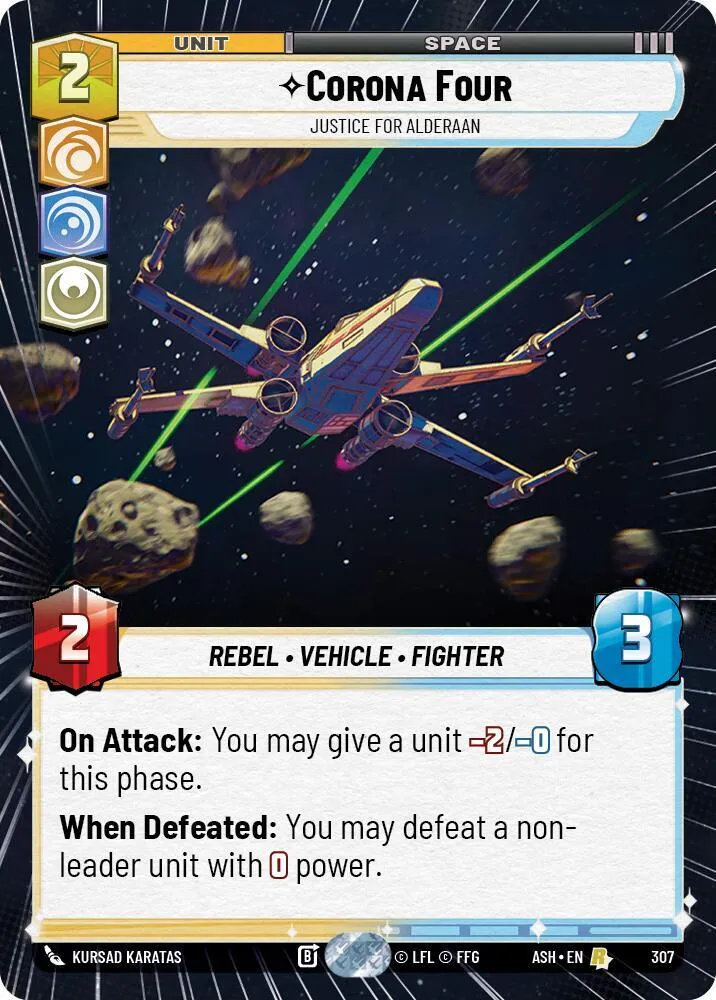 Corona Quatre - Justice Pour Alderaan — Ashes of the Empire — Star Wars: Unlimited
