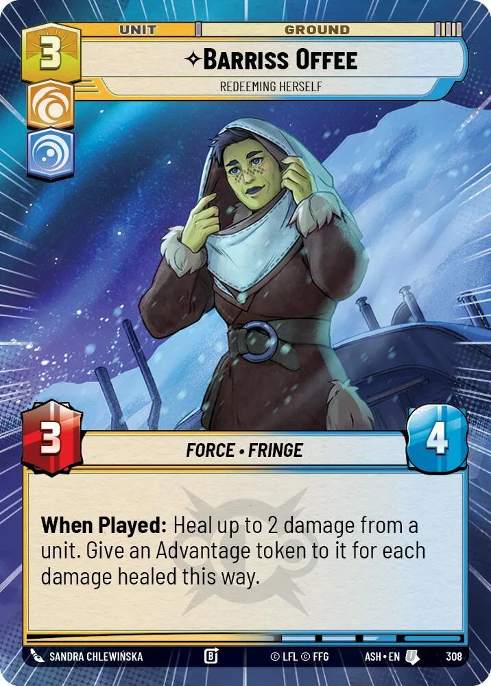 Barriss Offee - Se Rachète — Ashes of the Empire — Star Wars: Unlimited