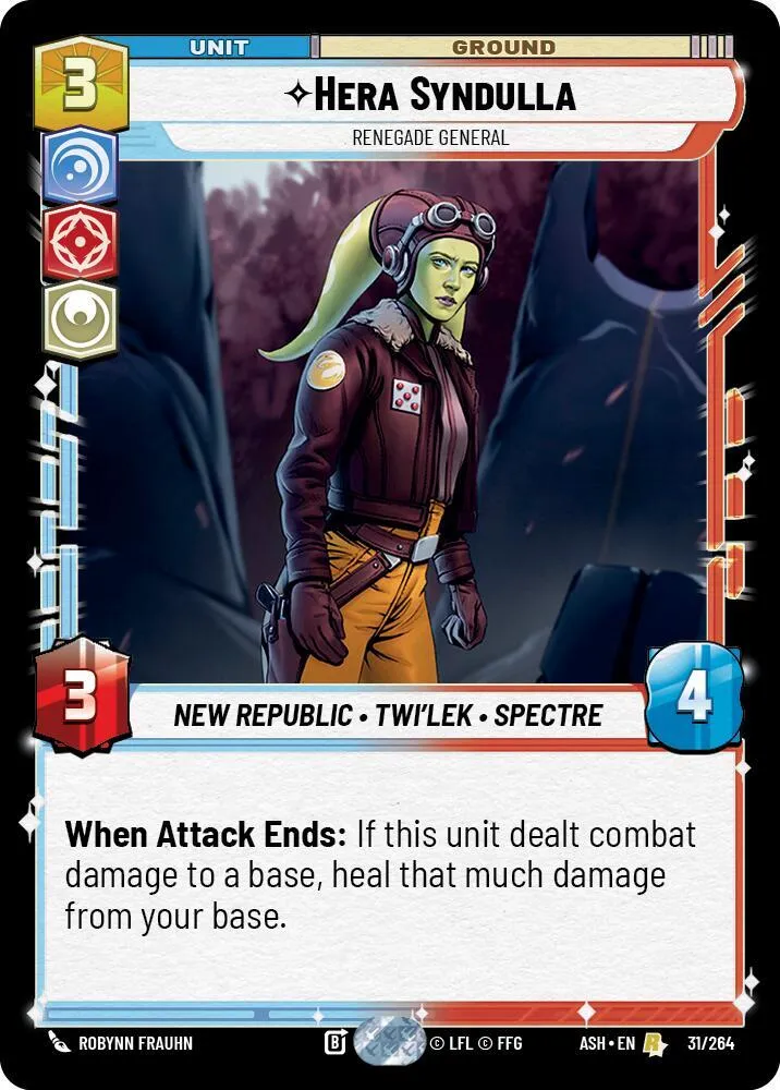 Hera Syndulla - Renegade General — Ashes of the Empire — Star Wars: Unlimited