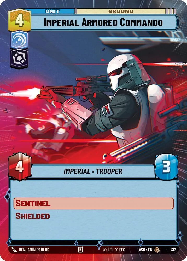Commando Blindé Impérial — Ashes of the Empire — Star Wars: Unlimited