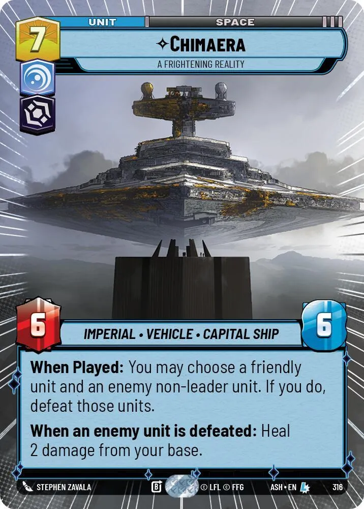 Chimaera - Une Réalité Effrayante — Ashes of the Empire — Star Wars: Unlimited