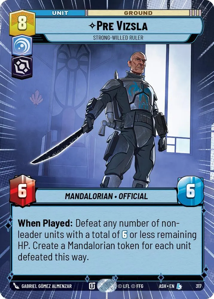 Pre Vizsla - Strong-Willed Ruler — Ashes of the Empire — Star Wars: Unlimited
