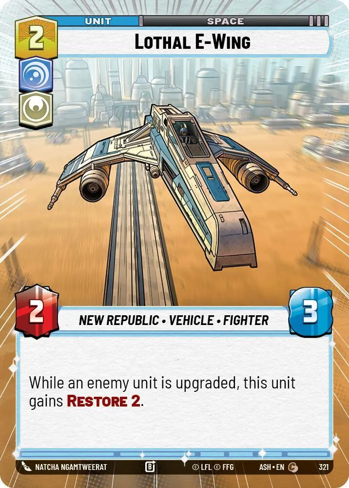 E-Wing de Lothal — Ashes of the Empire — Star Wars: Unlimited