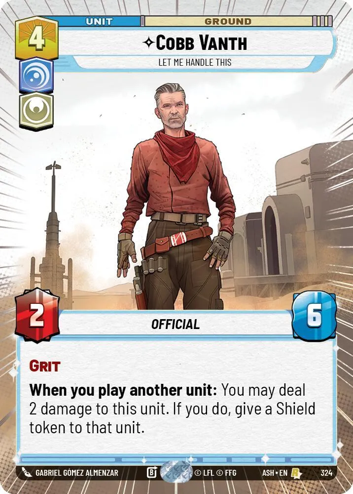 Cobb Vanth - Laisse-Moi Régler Ça — Ashes of the Empire — Star Wars: Unlimited