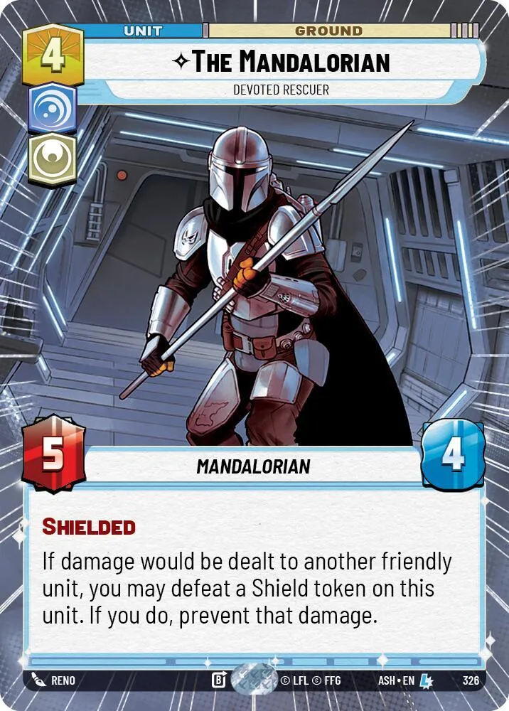 The Mandalorian - Devoted Rescuer — Ashes of the Empire — Star Wars: Unlimited