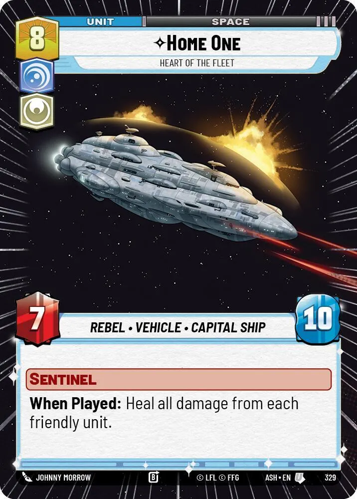 Home One - Cœur De La Flotte — Ashes of the Empire — Star Wars: Unlimited