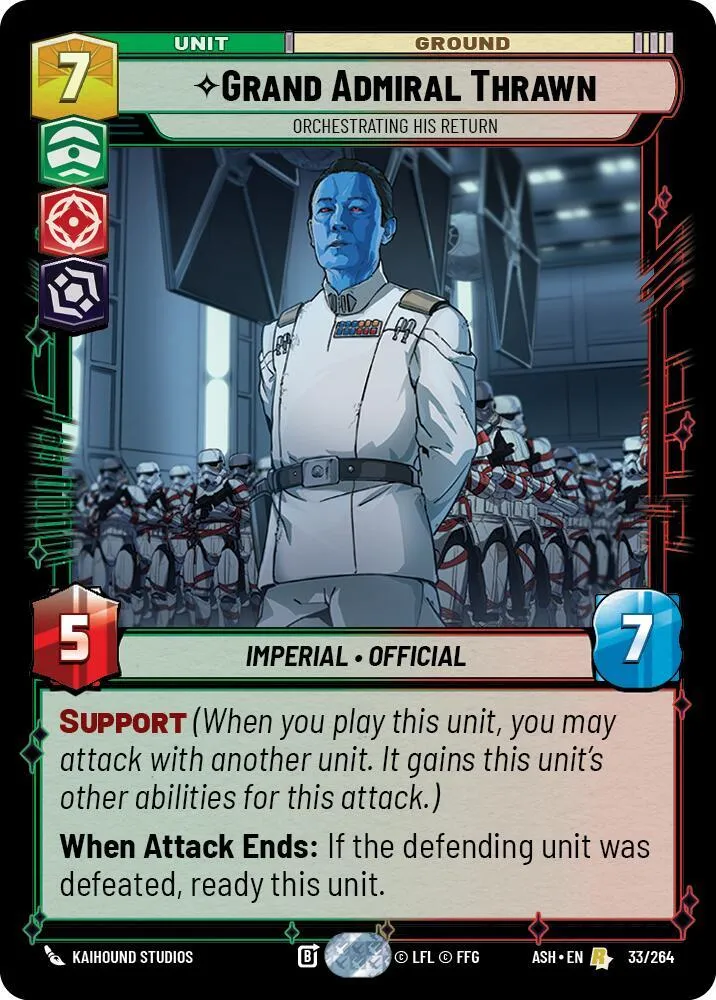 Grand Amiral Thrawn - Planifie Son Retour — Ashes of the Empire — Star Wars: Unlimited