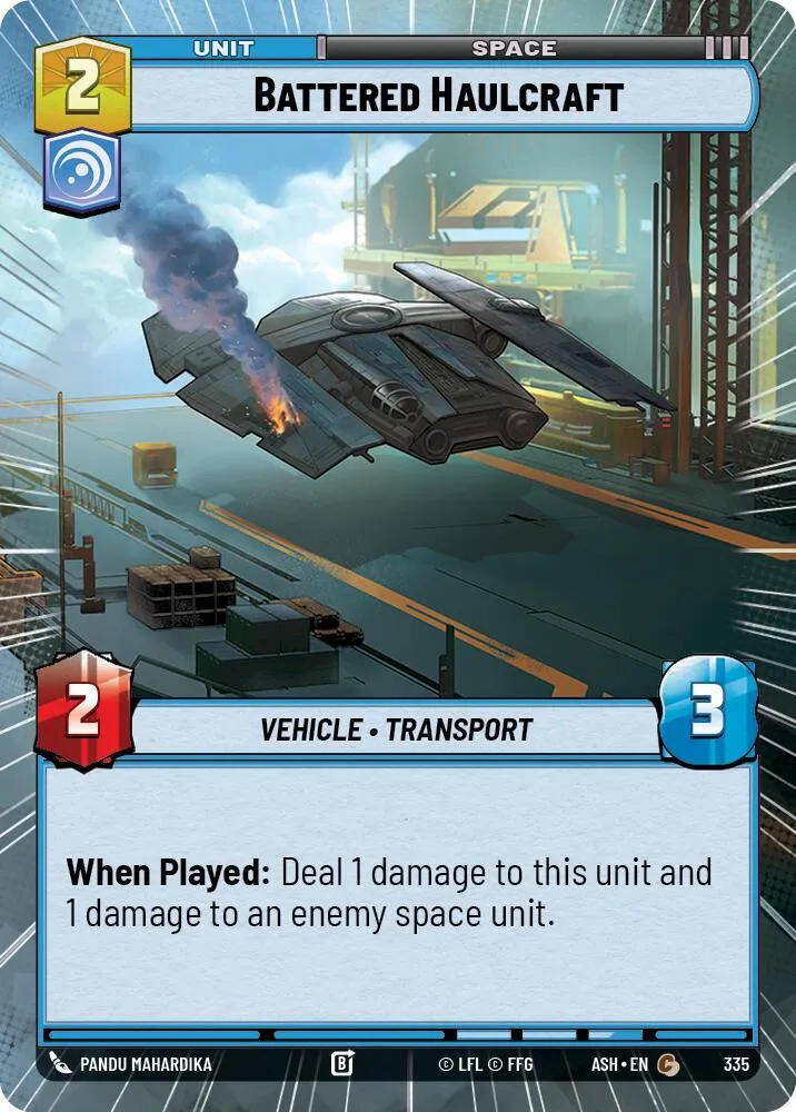 Transport Cabossé — Ashes of the Empire — Star Wars: Unlimited