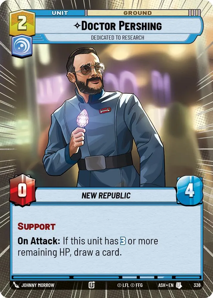 Docteur Pershing - Dévoué À La Recherche — Ashes of the Empire — Star Wars: Unlimited