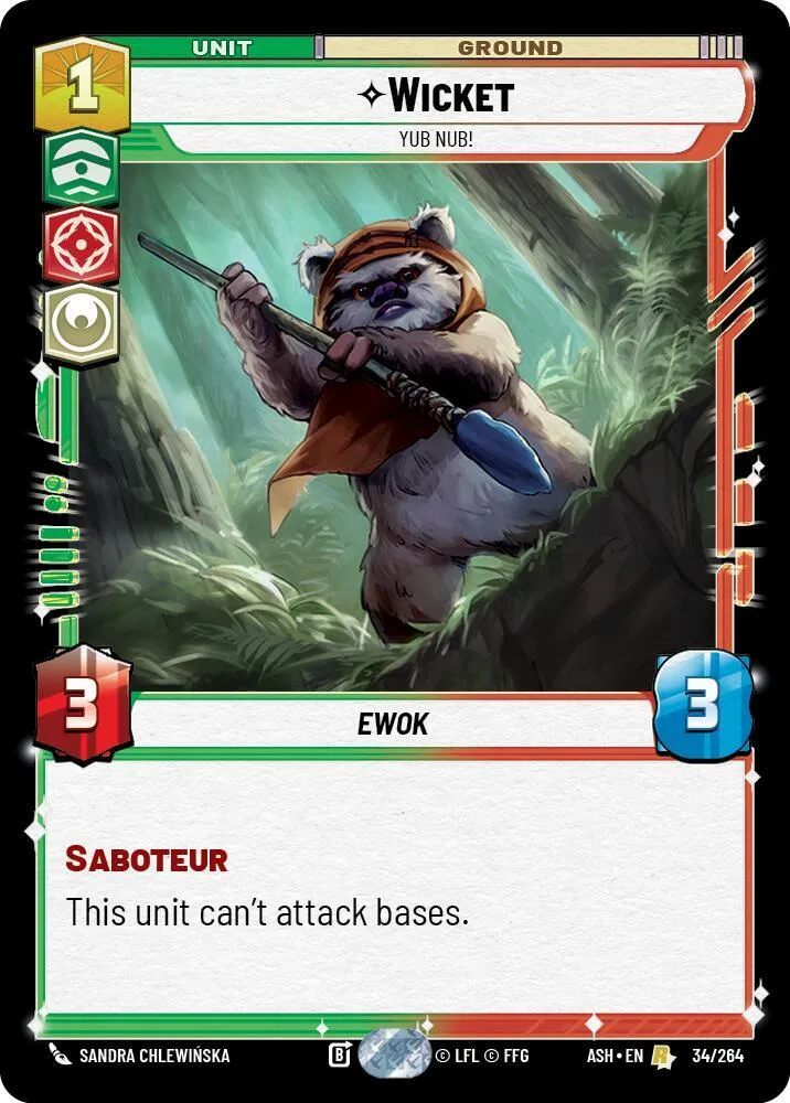 Wicket - Yub Nub ! — Ashes of the Empire — Star Wars: Unlimited