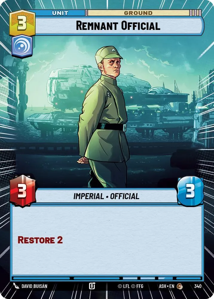 Fonctionnaire Subsistant — Ashes of the Empire — Star Wars: Unlimited
