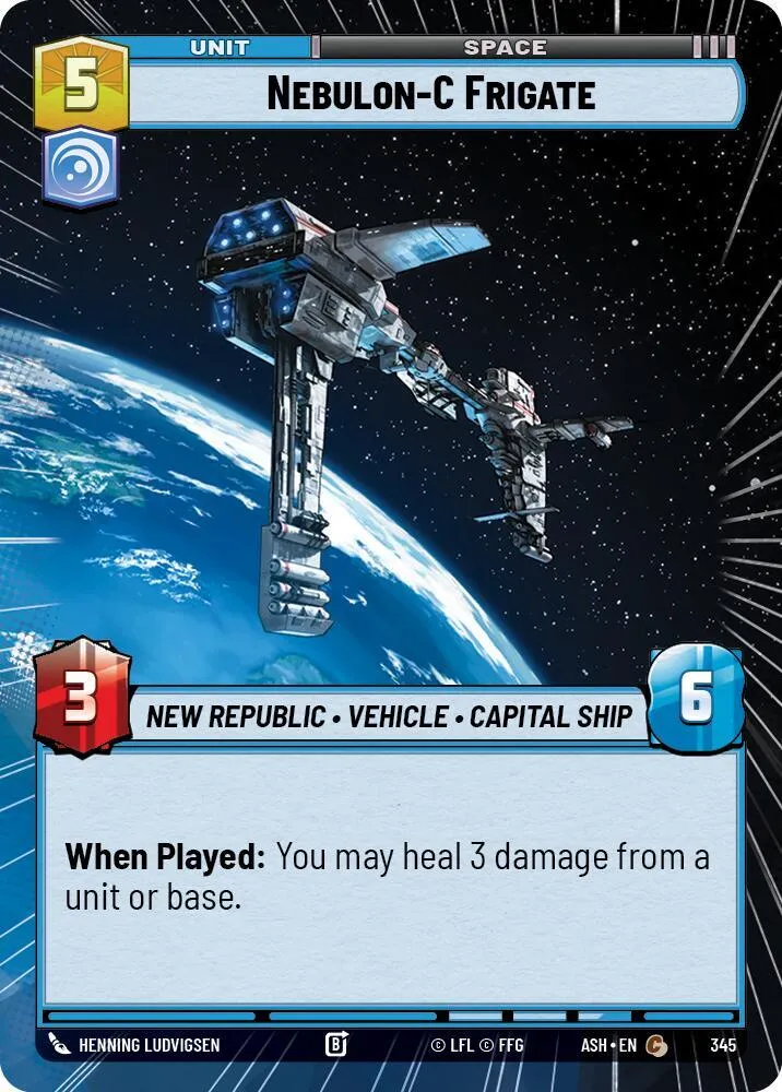 Frégate Nebulon-C — Ashes of the Empire — Star Wars: Unlimited