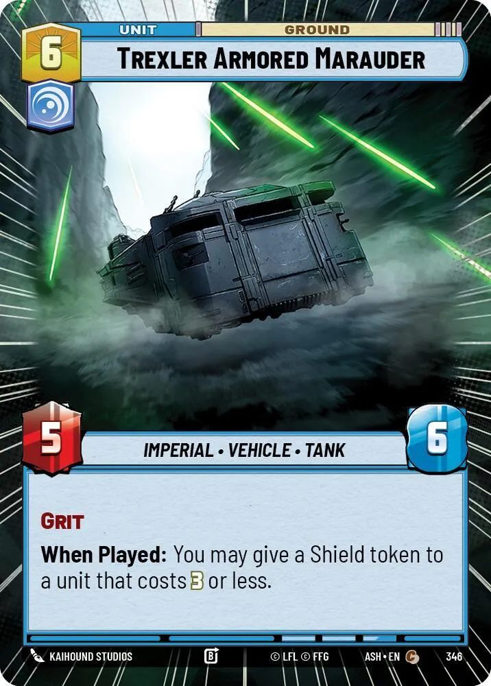 Maraudeur Trexler Blindé — Ashes of the Empire — Star Wars: Unlimited