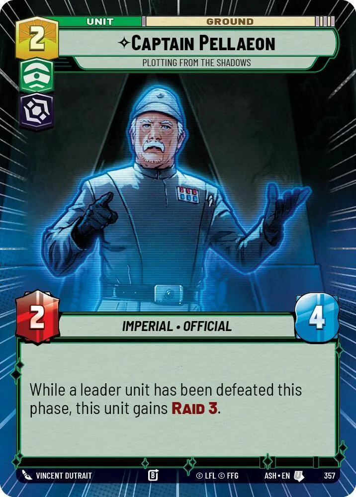 Capitaine Pellaeon - Complote Depuis Les Ombres — Ashes of the Empire — Star Wars: Unlimited