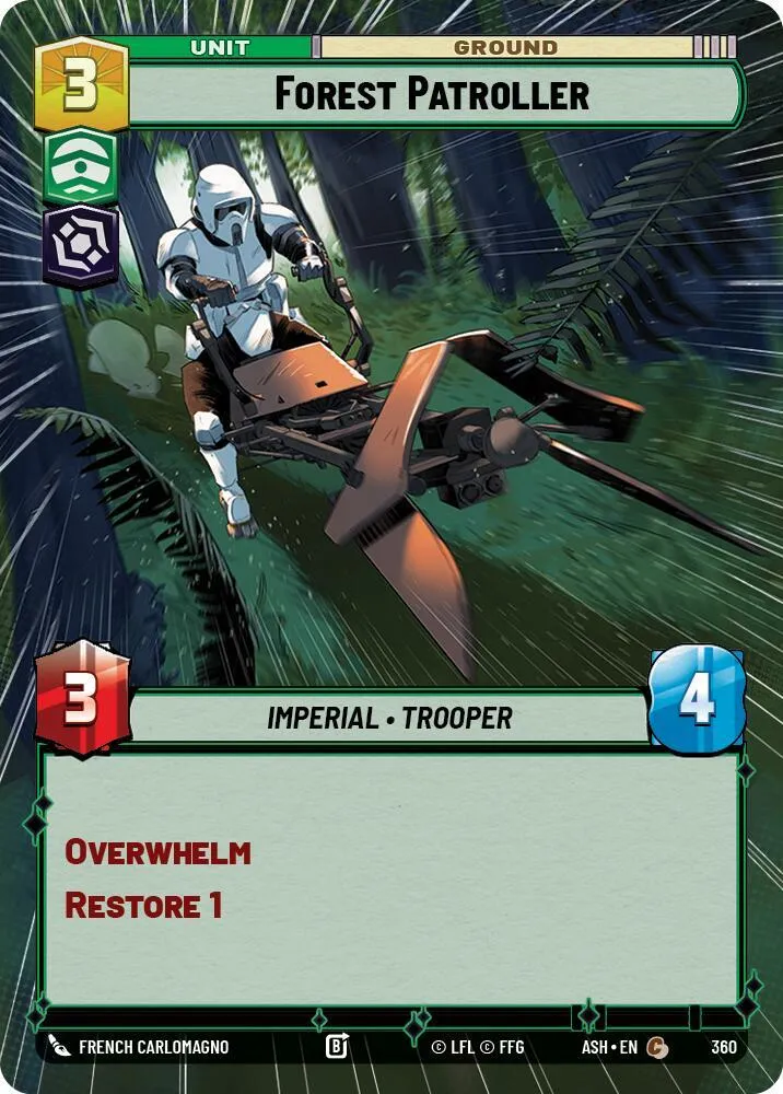 Patrouilleur en Forêt — Ashes of the Empire — Star Wars: Unlimited