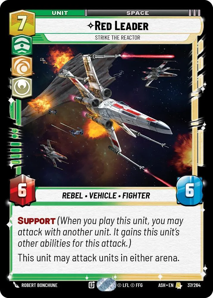 Red Leader - Tire Sur Le Réacteur — Ashes of the Empire — Star Wars: Unlimited