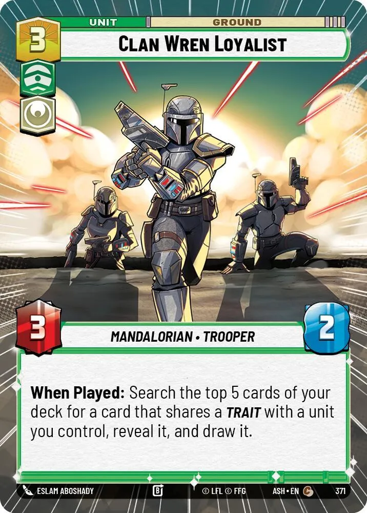 Loyaliste du Clan Wren — Ashes of the Empire — Star Wars: Unlimited