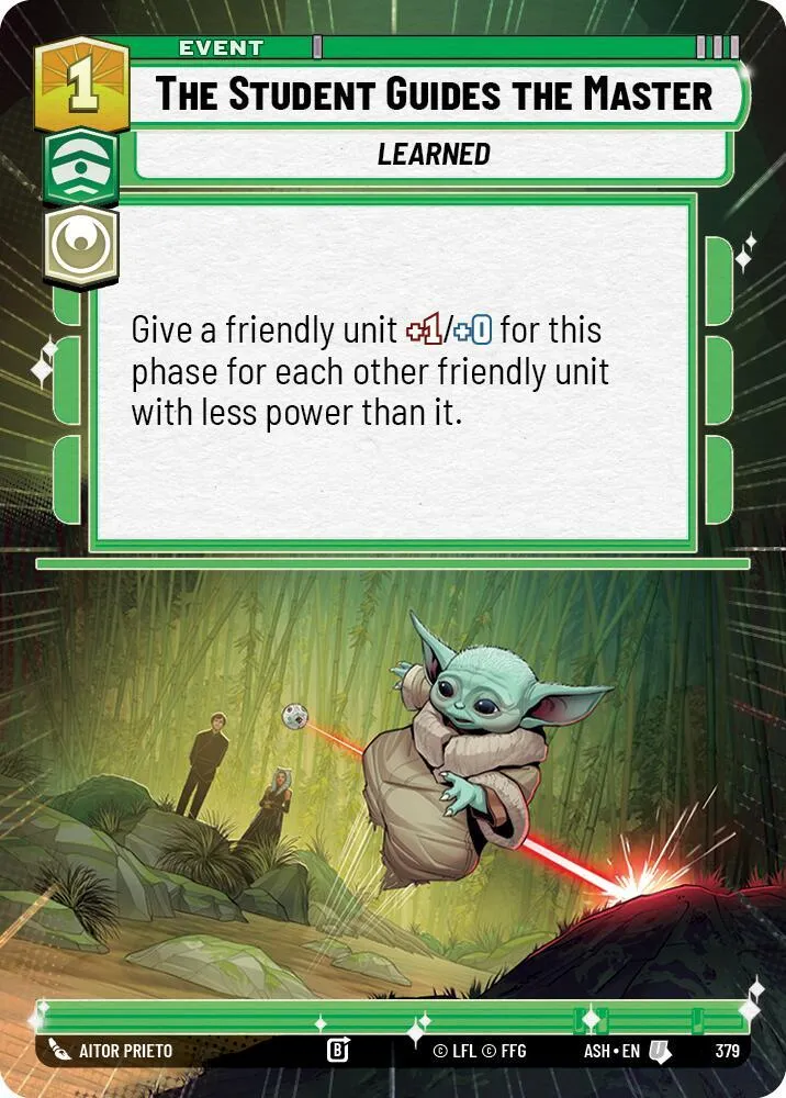 L'Étudiant Guide le Maître — Ashes of the Empire — Star Wars: Unlimited