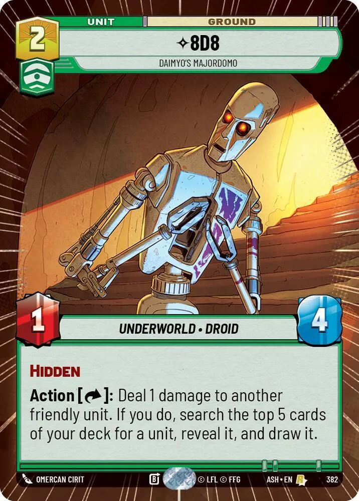 8D8 - Majordome Du Daimyo — Ashes of the Empire — Star Wars: Unlimited
