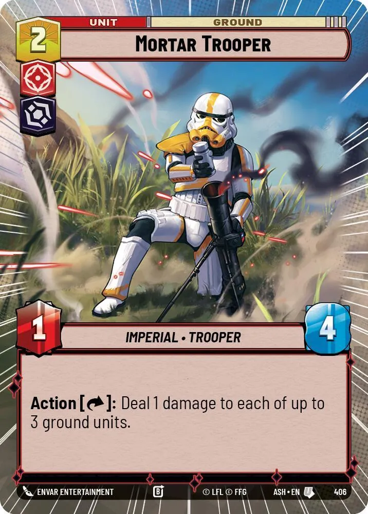 Soldat avec Mortier — Ashes of the Empire — Star Wars: Unlimited