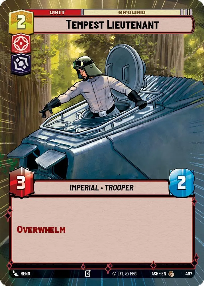 Tempest Lieutenant from Ashes of the Empire - Star Wars: Unlimited
